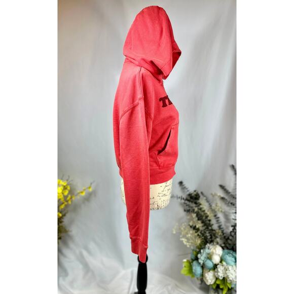 The Kooples Text-Appliqué Zip-Through Cotton-Jersey Hoodie 4 - Picture 12 of 16